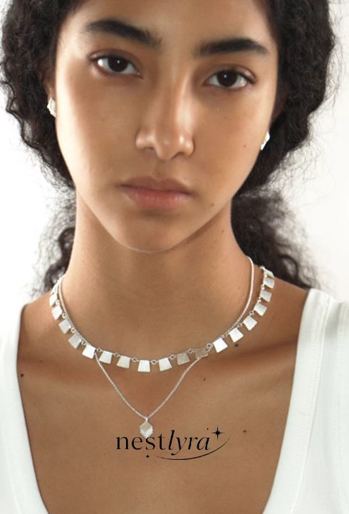 Layered Vintage Charm Collar Necklace