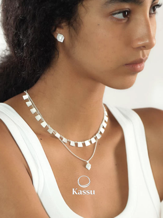 Layered Vintage Charm Collar Necklace