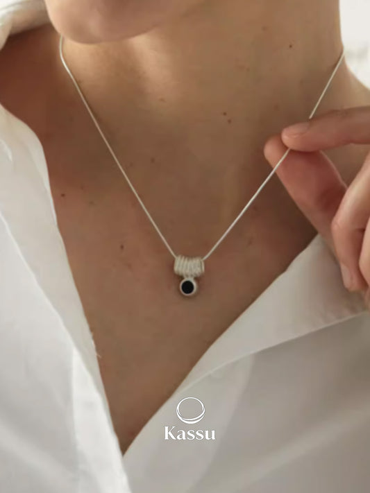 Midnight Onyx Elegance Pendant