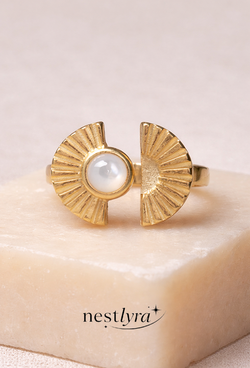 Ivory Shell Signature Artisan Ring