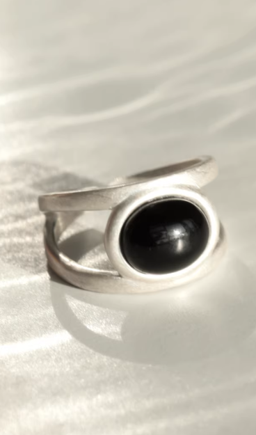 Onyx Layered Duo Ring